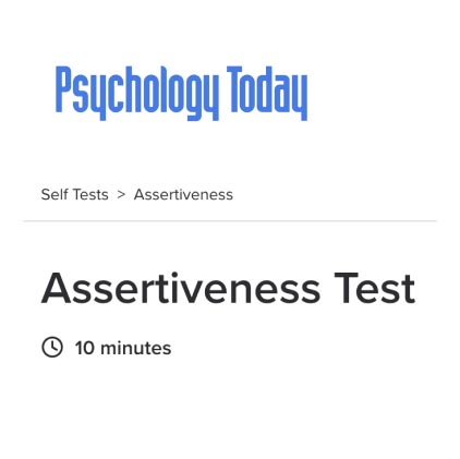 Assertiveness Test