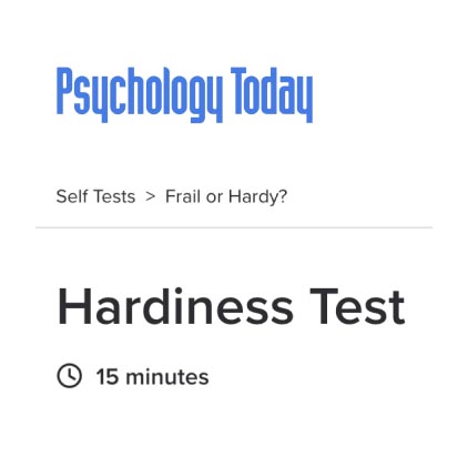 Hardiness Test